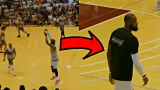 LeBron James FULL Highlights At Crawsover Pro-Am! (GETS HEATED)