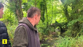 Magnet Fishing Under A SECRET Bridge Hidden In The Woods!!!