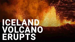 Volcano erupts in Iceland for the fifth time