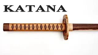 Making a Katana from Scrap Wood - Hattori Hanzō Quality - Woodworking