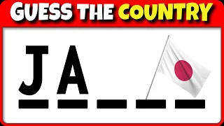 Guess The Country By First 2 Letters 🔎 Can you beat the clock