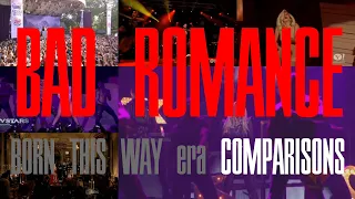 Bad Romance - Live Comparisons [Born This Way Era Edition]