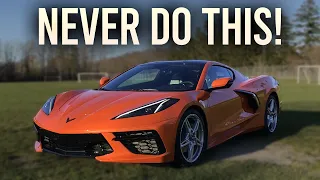 5 Things You Should NEVER Do In Your Corvette C8!