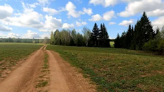 Ветреная сотка на велосипеде по грунтам