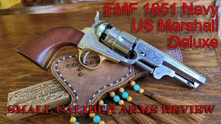 EMF 1851 Navy US Marshall Deluxe | Fancy Black Powder Reproduction