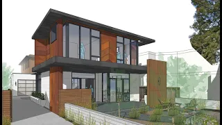 Wavecho's New Two-Story Over Full Basement Home in Palo Alto with ADU and Junior ADU (3D Model #4)