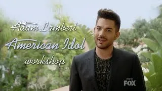 HD Adam Lambert as a mentor - American Idol Workshop 2014-02-19 (Only Adam's parts)