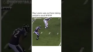 Ray Lewis Was Out Here Taking People's Souls #shorts #football #nflfootball #nfl