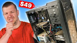 Buying a BROKEN $49 Gaming PC On Facebook Marketplace