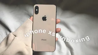 unboxing iphone xs in late 2022 🤍💁🏻