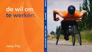 ONDANKS TEGENSLAG ALTIJD KEIHARD TRAINEN | Paratriatleet Jetze Plat