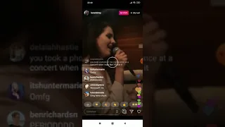 Lana Del Rey Instagram Live - Singing Norman Fucking Rockwell - (Septemper 4, 2019)