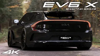 KIA EV6 X 2023 Shooting Brake Concept Modification by Zephyr Designz
