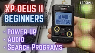 Deus II For Beginners: How to Power Up, Change Audio Volume and Select a  Search Program.