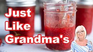 Easy NO COOK Strawberry Freezer Jam