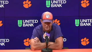 Dabo Swinney post-practice Clemson football update