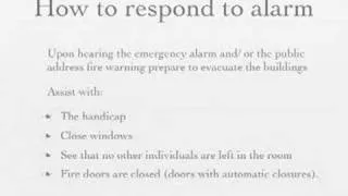 RCC Emergency Procedures