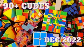 I Scrambled My ENTIRE Rubik's Cube Collection [2023]