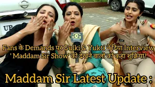 Maddam Sir : Haseena Karishma & Pushpa Ji Interview | Gulki Joshi | Yukti Kapoor | Sony Sab | G&G |