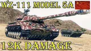 World of Tanks  WZ-111 model 5A  12k DAMAGE