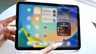 How To Screen Record On iPad 10th Generation!