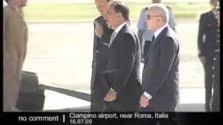 Return of the Italian killed soldiers body