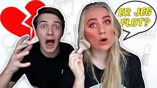 Grim makeup PRANK! Sådan reagerer min kæreste Elias Hole