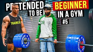 Elite Powerlifter Pretended to be a BEGINNER #5 | Anatoly GYM PRANK