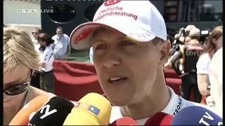 Michael Schumacher vor Valencia Grand Prix 2012