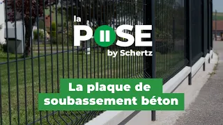 Tutoriel de pose Schertz : comment poser un grillage rigide avec dalles de soubassement ?