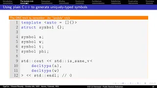 Symbolic Calculus for High-performance Computing From Scratch Using C++23 - Vincent Reverdy - CppCon