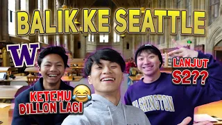 TERHARU‼️ AKHIRNYA bisa ke SEATTLE lagi🥹‼️ Ketemu Dillon Seattle Santuy, lalu ke Almamater (UW)💜🤟