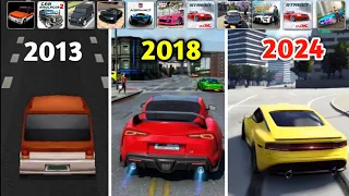 Evolution of Mobile Car Driving Games (2013 -2024)