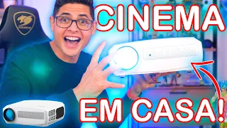 Projetor FullHD BOM e BARATO? Um CINEMA EM CASA com BlitzWolf BW-VP6? Unboxing e Impressões