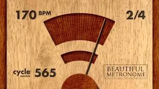 170 BPM 2/4 Wood Metronome HD