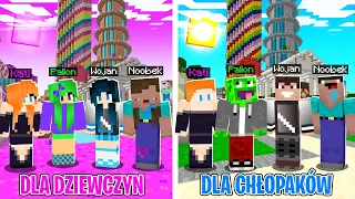 WOJANOWICE DLA DZIEWCZYN vs WOJANOWICE DLA CHŁOPCÓW w Minecraft!