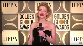 76th Golden Globes Winner Cam: Amber Heard