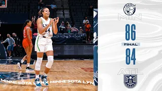 Highlights | Minnesota Lynx 86-84 Atlanta Dream - June 4, 2021