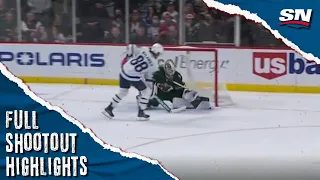 Toronto Maple Leafs at Minnesota Wild  | FULL Shootout Highlights