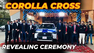 Corolla Cross 2023-24 Hybrid Revealing ceremony 😍 at Toyota Jhelum Motors.