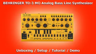 🙂 BEHRINGER TD-3 MO Bass Line Synthesizer | Unboxing / Tutorial / Setup / Demo