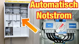 Zählerschrank mit automatischer Notstrom Einspeisung | 1. Teil | Proofwood