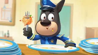 Don't Waste Food | Good Habits for Kids | Kids Cartoon | Detective Cartoon | Sheriff Labrador