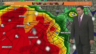 Weather Expert Forecast Tuesady Noon Update - heavy rain and storms this afternoon