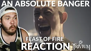 Metal Musician Reacts To Trivium - Feast of Fire | This Is A BANGER