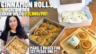 Cinnabon Cinnamon Rolls earn up to P31,000! Recipe | COSTING INCLUDED