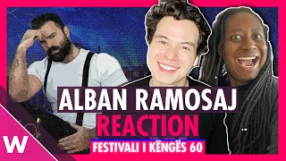 Alban Ramosaj "Theje" (REACTION) Festivali i Këngës 60 (Albania Eurovision 2022)