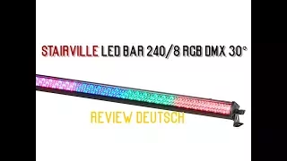 Thomann - Stairville LED BAR 240/8 RGB DMX 30° Review Deutsch