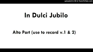 In Dulci Jubilo - Alto (v.1-2)