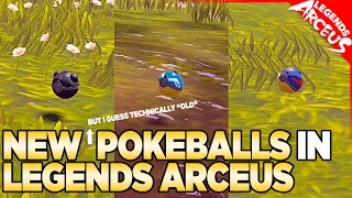 The New Pokeballs in Pokemon Legends Arceus